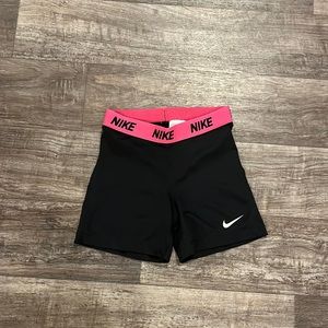 Women’s Nike spandex, black and pink, size medium
